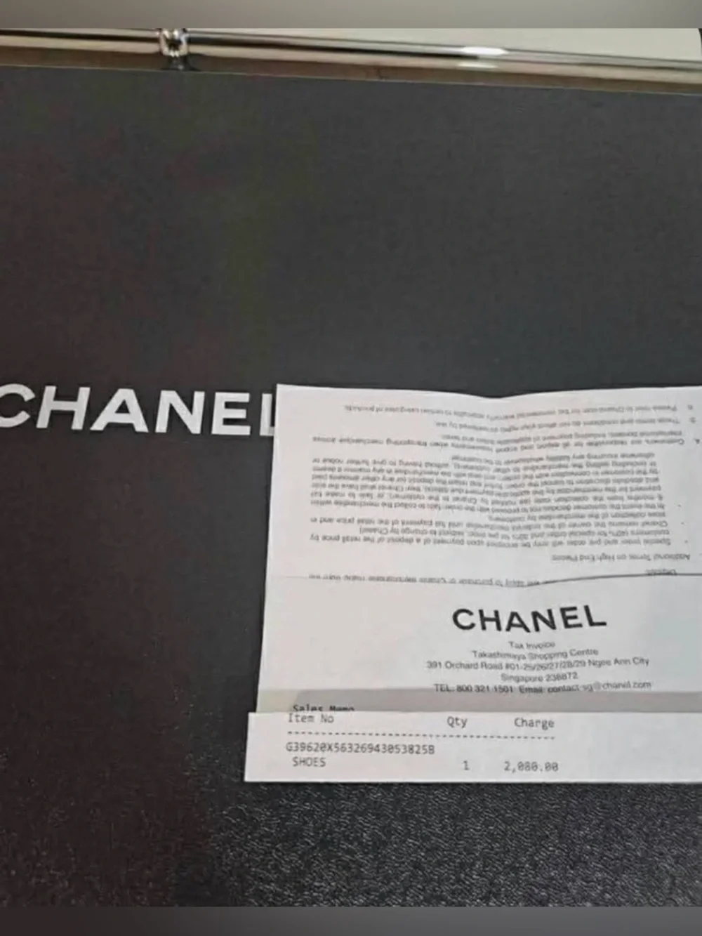 CHANEL Black Rain Boots size 38 - Picture 4 of 4